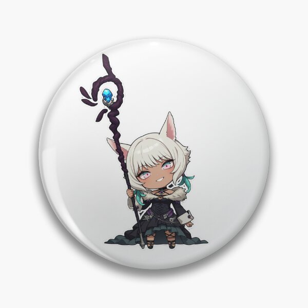 Item preview, Cute Kawaii Y'shtola Rhul Sticker Final Fantasy XIV designed and sold by CrasHthe2nd.