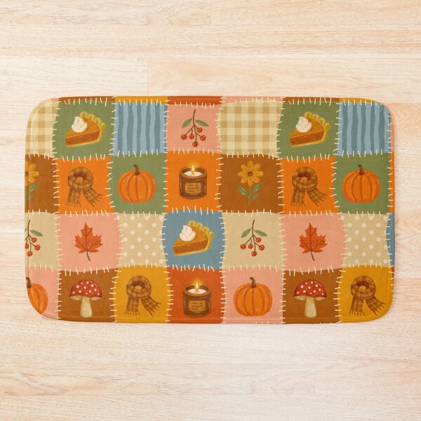 Artikelvorschau, Gemütliches Herbst-Patchwork – Kürbisse, Kuchen, Kerzen & Herbstlaub entworfen und verkauft von OLAIZA.