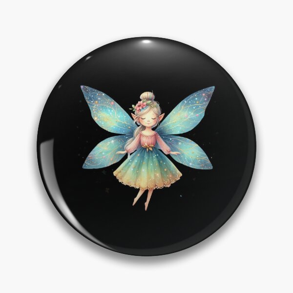 Item preview, Delicate Fairy with Glowing Wings designed and sold by jierrfan.