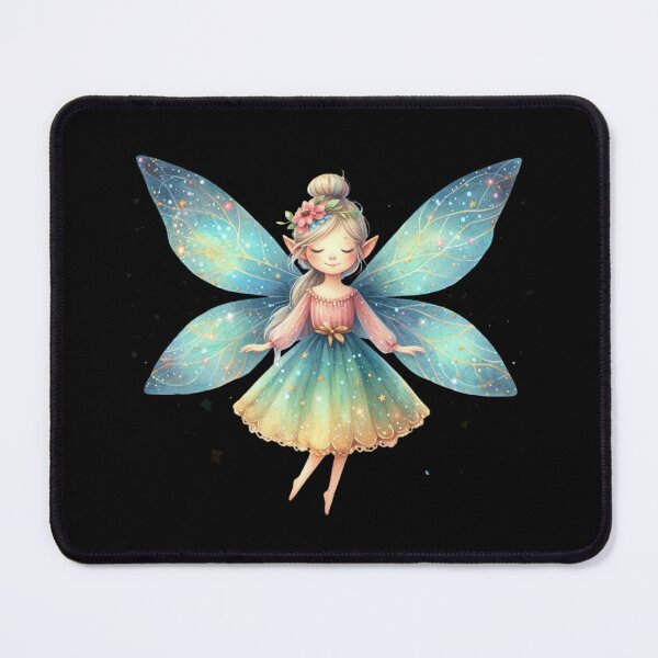 Item preview, Delicate Fairy with Glowing Wings designed and sold by jierrfan.