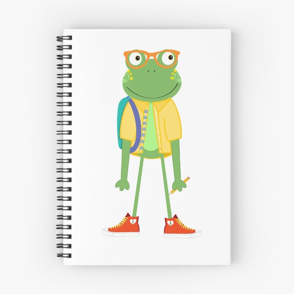 Item preview, Sir Bobbington The Third Goes Back To School - Cute Frog Sticker  designed and sold by Sissy’s shop.