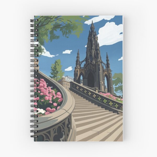 Item preview, Whispers Beneath Gothic Spires: A Dreamy Stroll in Princes Street Gardens designed and sold by S-and-W-4ever.