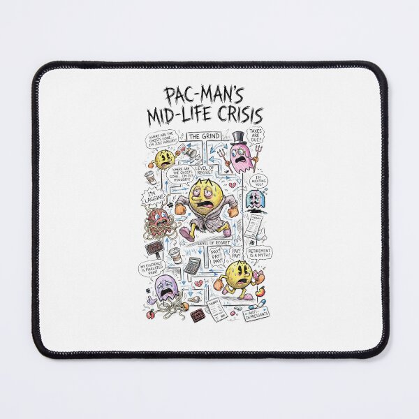 Item preview, Pac-Man Mid-Life Crisis Funny Gaming Humor designed and sold by jhgjykuo.