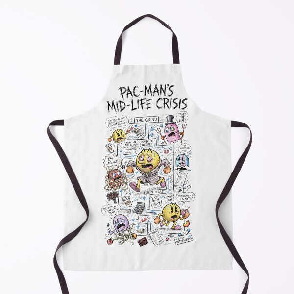 Item preview, Pac-Man Mid-Life Crisis Funny Gaming Humor designed and sold by jhgjykuo.