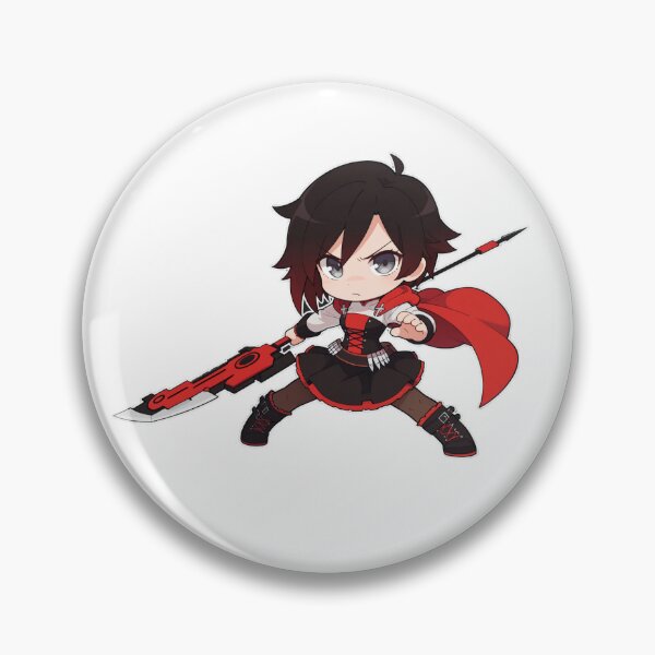 Item preview, RWBY Ruby Rose Cute Kawaii Sticker designed and sold by CrasHthe2nd.
