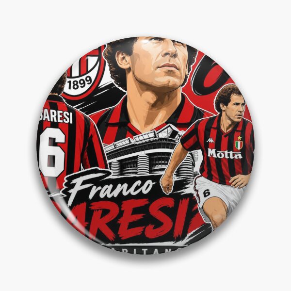 Item preview, Franco Baresi Il Capitano Milan Football Legend Sticker designed and sold by FirstCheck.