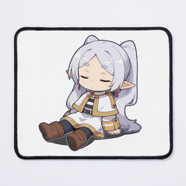 Item preview, Sleeping Frieren Sticker Cute Kawaii designed and sold by CrasHthe2nd.