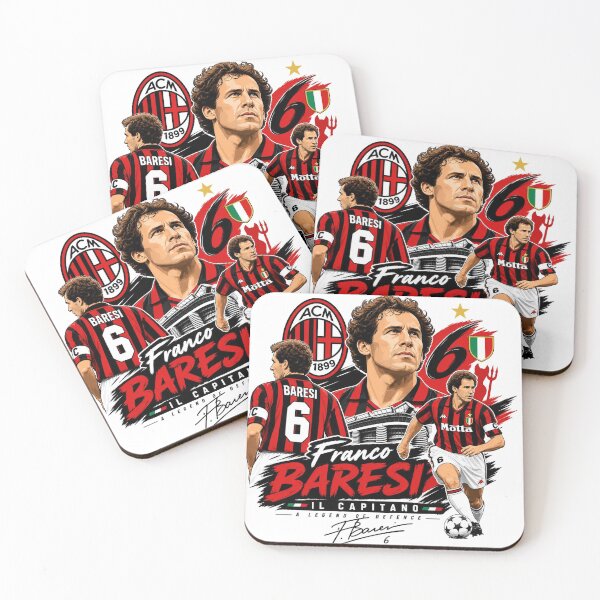 Item preview, Franco Baresi Il Capitano Milan Football Legend Sticker designed and sold by FirstCheck.