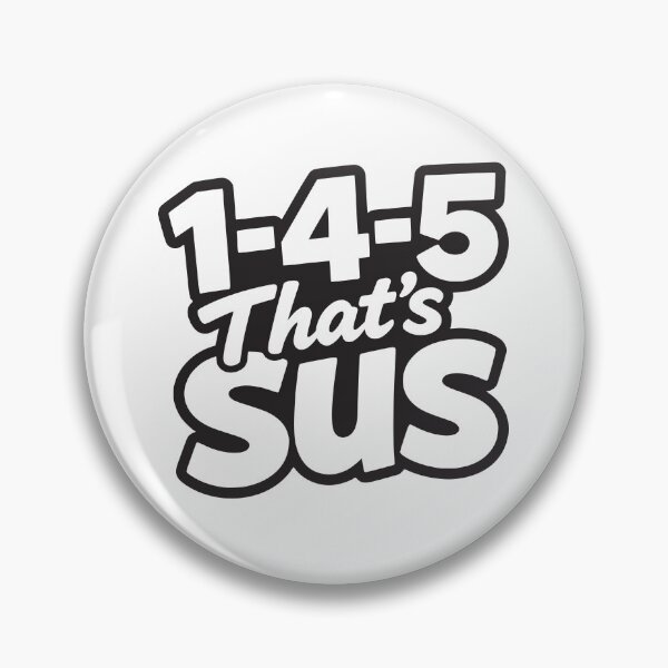 Item preview, 1-4-5 That's Sus - Funny Sus4 Chord Music Theory Pun designed and sold by CR-Studio.