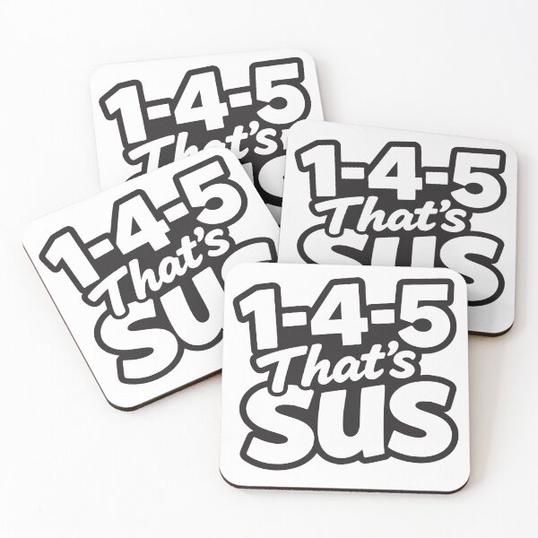 Item preview, 1-4-5 That's Sus - Funny Sus4 Chord Music Theory Pun designed and sold by CR-Studio.