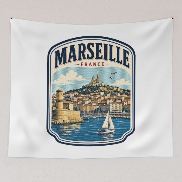 Item preview, Marseille - France designed and sold by GoodOldVintage.