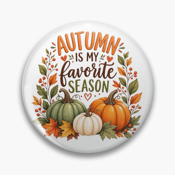 Item preview, Autumn Is My Favorite Season Pumpknins designed and sold by Wild Ink Studio by Barbara.