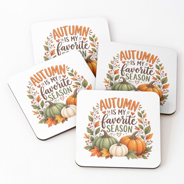Item preview, Autumn Is My Favorite Season Pumpknins designed and sold by Wild Ink Studio by Barbara.