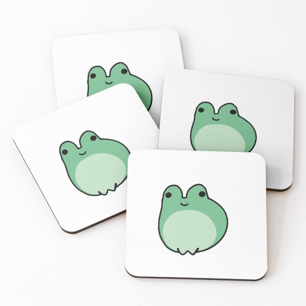 Item preview, Green little cartoon frog designed and sold by JanisVerse.