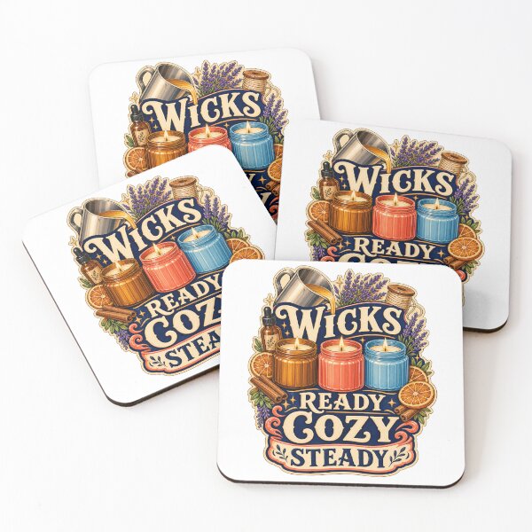 Item preview, Wicks Ready Cozy Steady Candle Maker Art designed and sold by CheerfulNest.