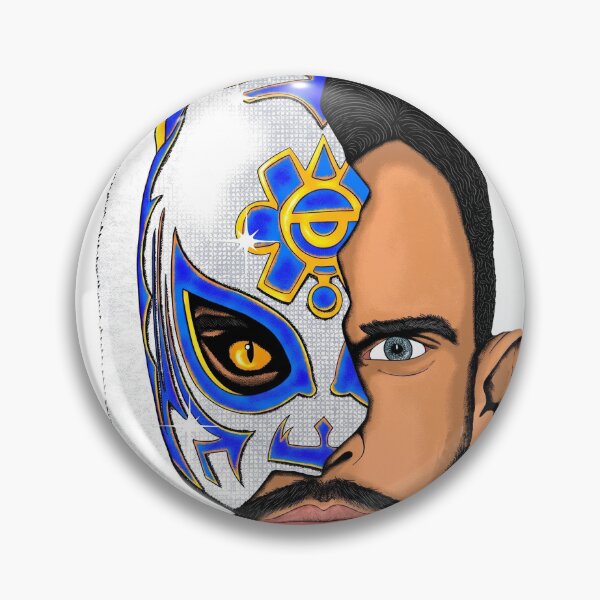 Item preview, Wrestling Split Mask The Solar Vase designed and sold by ThrottleStudios.