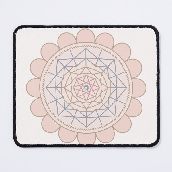Item preview, Minimalist Pastel Harmony Mandala designed and sold by arthubgirl.