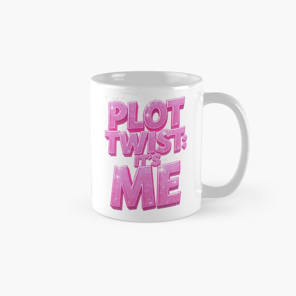 Item preview, Plot Twist It's Me- Sassy pink Glitter 3D Quote  designed and sold by LC&LCPlatform.