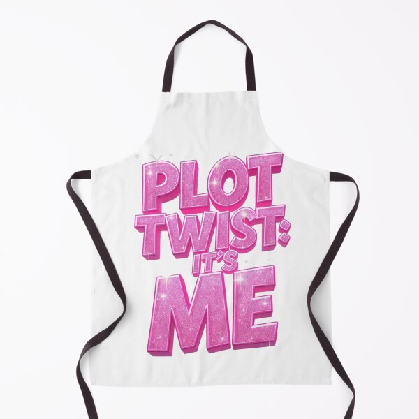 Item preview, Plot Twist It's Me- Sassy pink Glitter 3D Quote designed and sold by LC&LCPlatform.