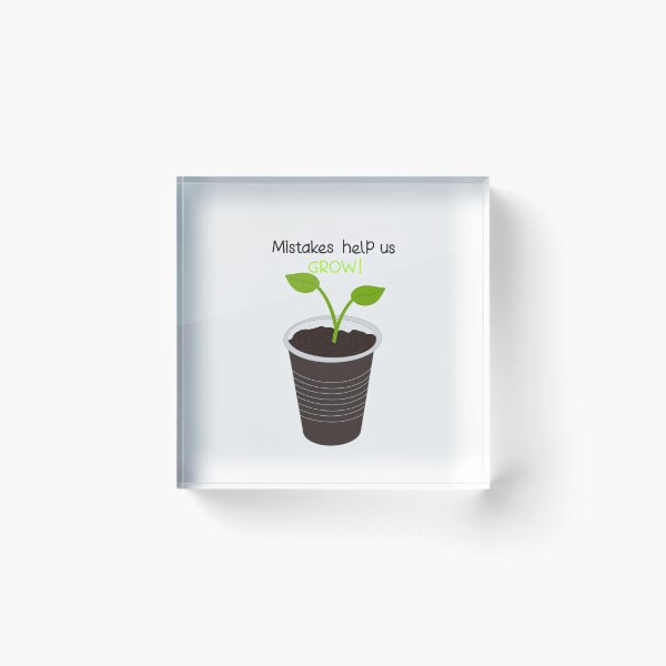 Item preview, Mistakes Help Us Grow! - Positive Growth Mindset School Sticker designed and sold by Sissy’s shop.