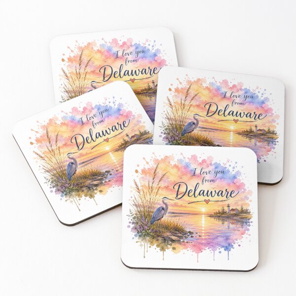 Item preview, First Light of Delaware: A Coastal Sunrise of Love designed and sold by BlissBlvdShop.