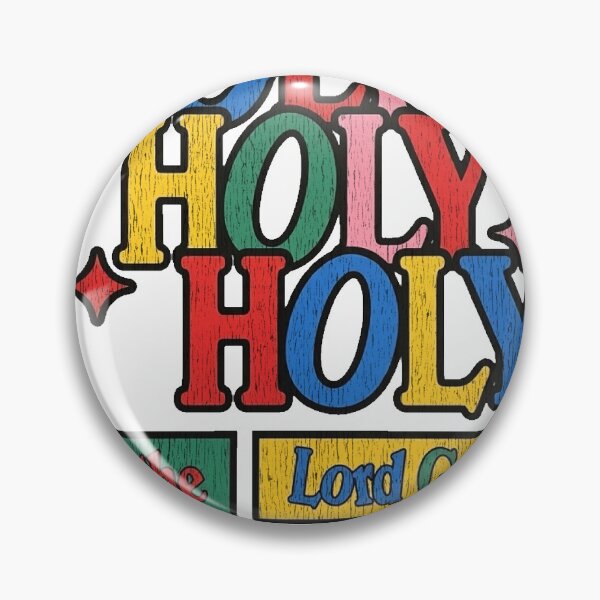 Item preview, Holy Holy Holy Christian Typography designed and sold by ThrottleStudios.