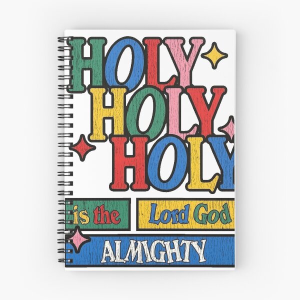 Item preview, Holy Holy Holy Christian Typography designed and sold by ThrottleStudios.