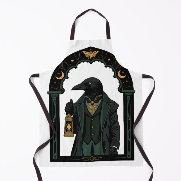 Item preview, Victorian Gentleman Crow Holding a Lantern designed and sold by werzixr.