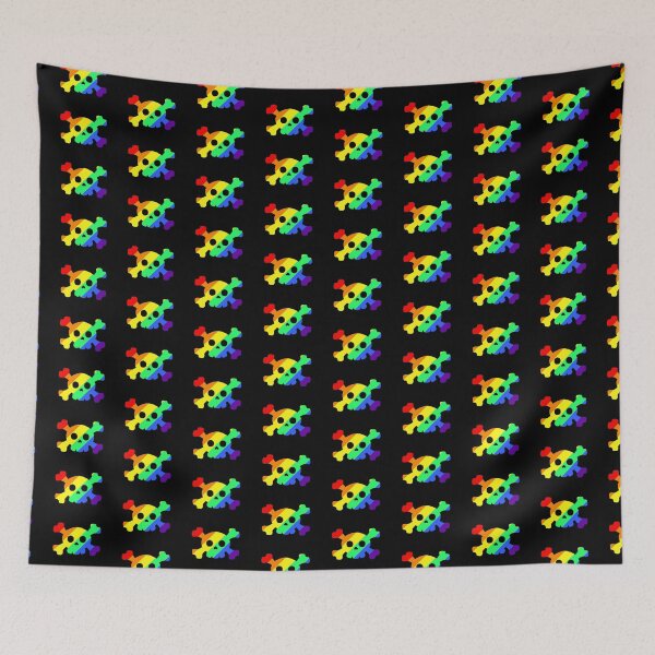 Item preview, Rainbow Skull designed and sold by Vampirebunnystu.