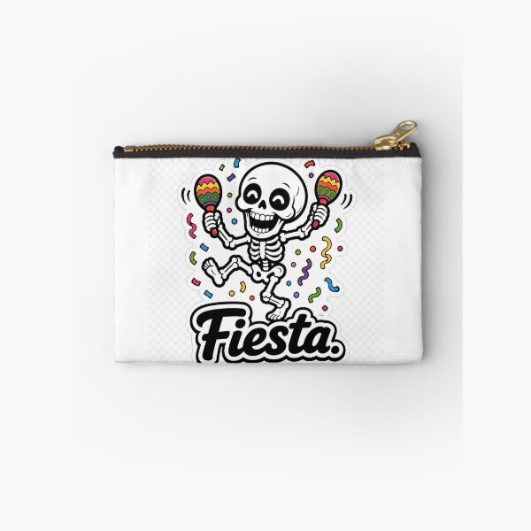 Item preview, Fiesta Skeleton Dancing with Maracas – Funny Spanish Celebration designed and sold by SkeletonMood.