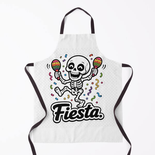 Item preview, Fiesta Skeleton Dancing with Maracas – Funny Spanish Celebration designed and sold by SkeletonMood.