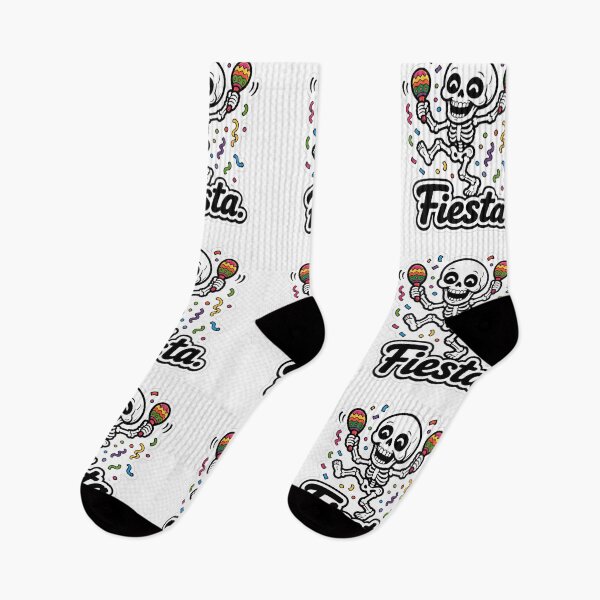 Item preview, Fiesta Skeleton Dancing with Maracas – Funny Spanish Celebration designed and sold by SkeletonMood.
