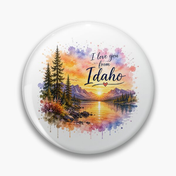 Item preview, Gem State Heartlight: Love at an Idaho Sunrise designed and sold by BlissBlvdShop.