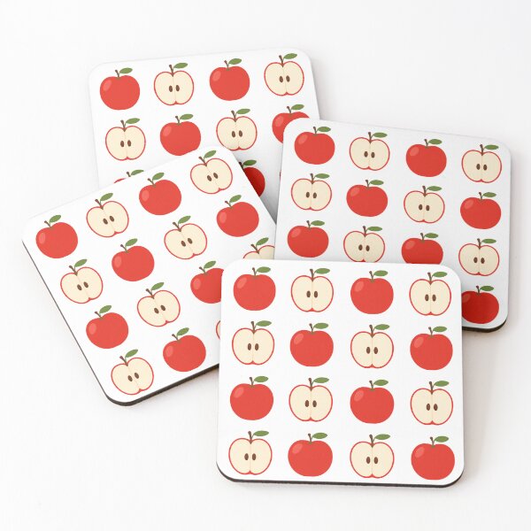 Item preview, apples pattern 4x4  designed and sold by PhiloDoh.