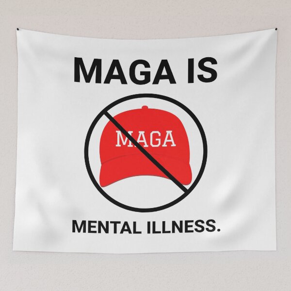Item preview, MAGA is mental illness. designed and sold by Rachel the Artist .
