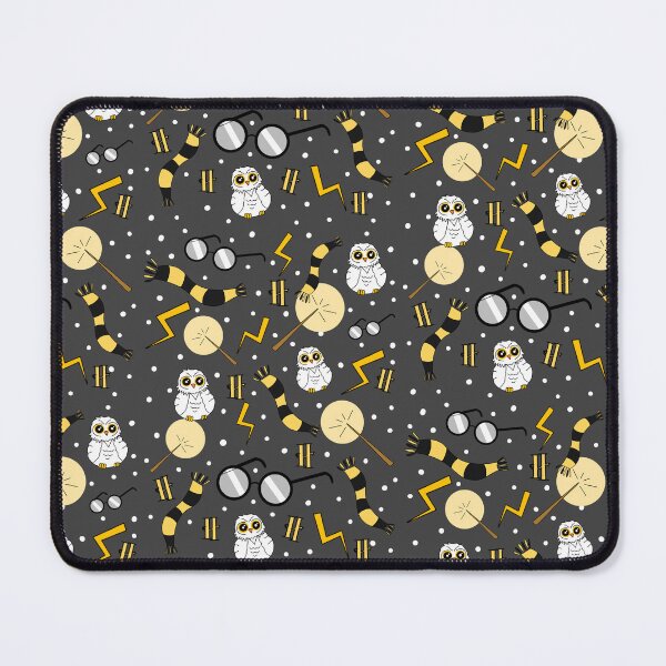 Item preview, Owls, scarfs and glasses yellow and black pattern lighter designed and sold by RavenAMarie .
