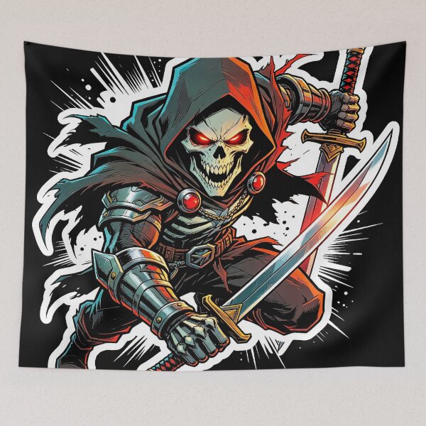 Item preview, Death Knight Dual Swords - Dark Fantasy Warrior Art designed and sold by Outlet Raloel.