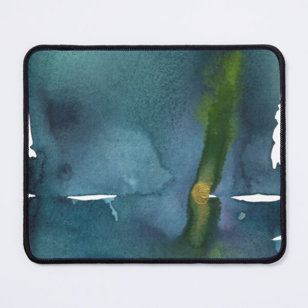 Item preview, Emergence from the Deep, Teal Abstract Watercolour designed and sold by ArithraStudio.