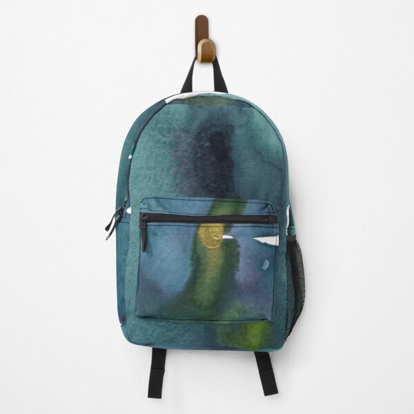 Item preview, Emergence from the Deep, Teal Abstract Watercolour designed and sold by ArithraStudio.