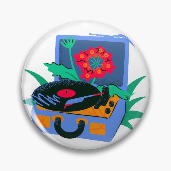 Item preview, Disco flowers sticker designed and sold by DesignPMG.