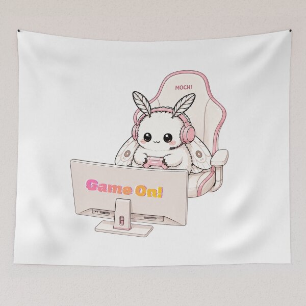Item preview, Mochi Moth Gamer designed and sold by MAPCollectives.