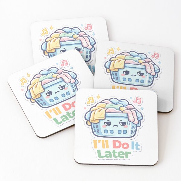 Item preview, I’ll Do It Later Sticker  designed and sold by VibrantArtful7.