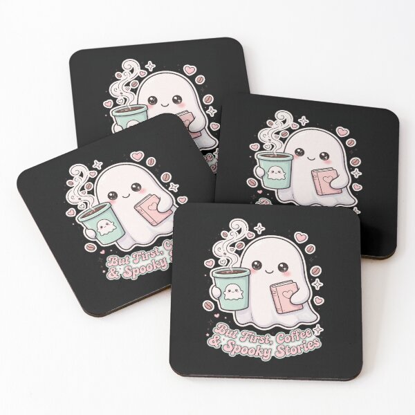 Item preview, But First Coffee And Spooky Stories - Ghost Coffee Lover designed and sold by Fulaly.