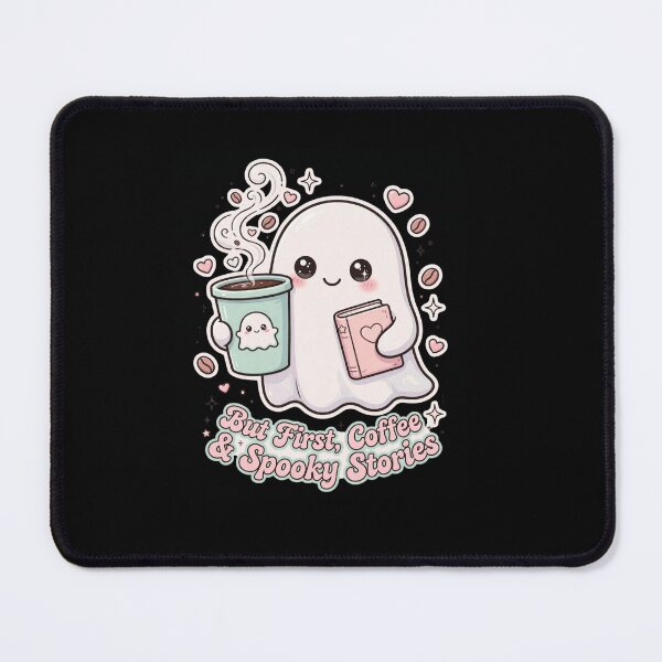 Item preview, But First Coffee And Spooky Stories - Ghost Coffee Lover designed and sold by Fulaly.