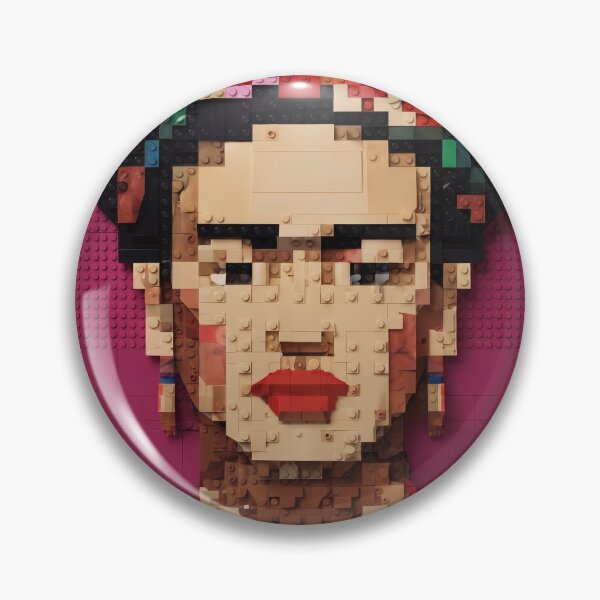 Item preview, Pixel Brick Floral Portrait, Retro Mosaic Art T-Shirt designed and sold by alex889art.