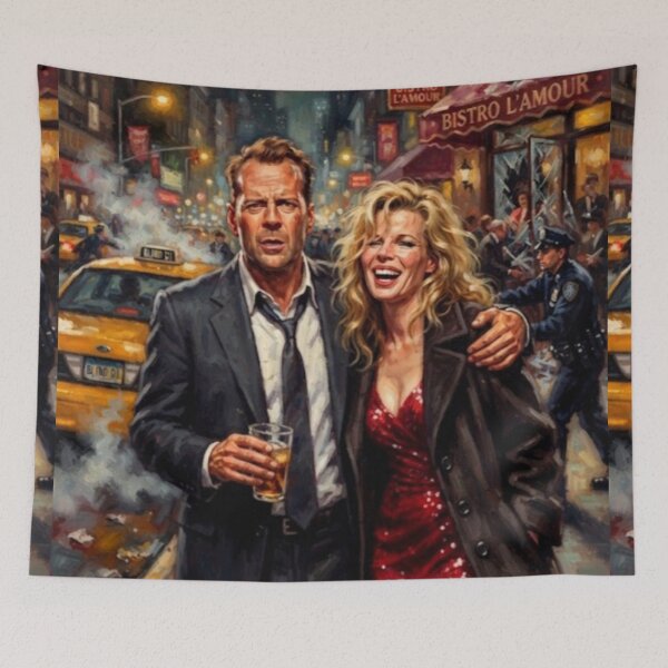 Item preview, Blind Date Romantic Comedy Fine Art Tribute designed and sold by Art's Diner.