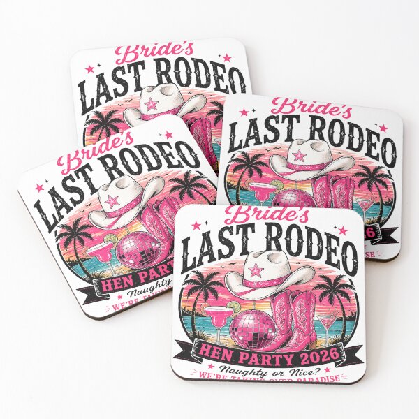 Item preview, Bride's Last Rodeo, Hen Party 2026 Cowgirl T-Shirt designed and sold by alex889art.