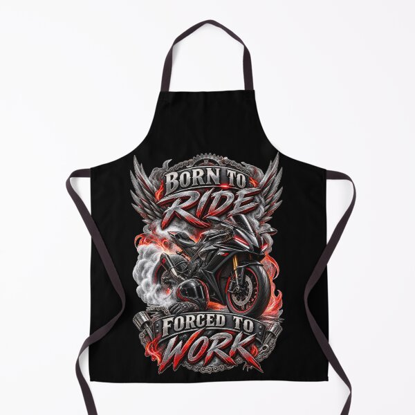 Item preview, Born To Ride Forced To Work designed and sold by Wild Ink Studio by Barbara.