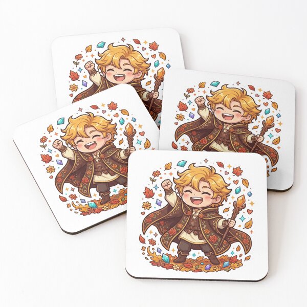 Item preview, Fantasy Flower Witch Chibi Sticker for Laptop & Water Bottle designed and sold by GeniePixel.