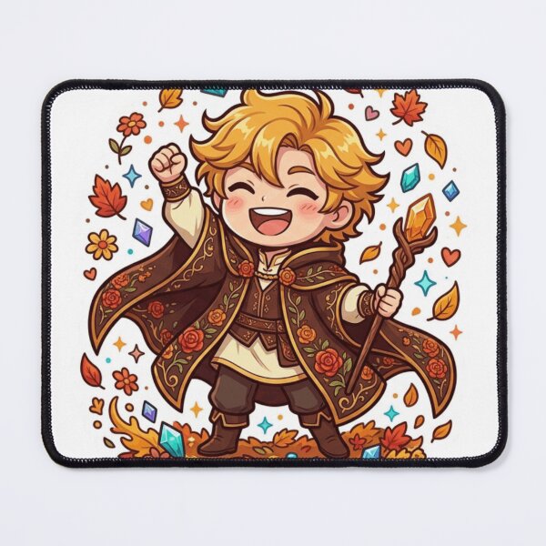 Item preview, Fantasy Flower Witch Chibi Sticker for Laptop & Water Bottle designed and sold by GeniePixel.
